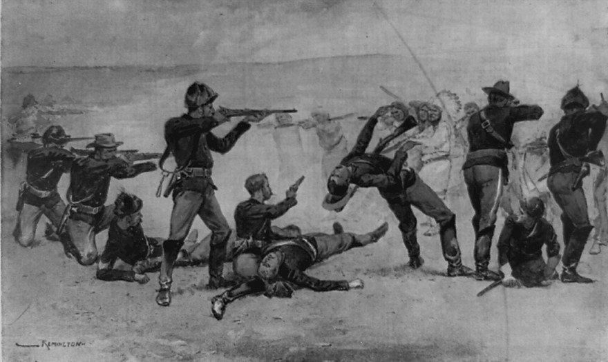 880x525 Wounded Knee Red Power Media - Battle Of Wounded Knee Painting