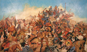 300x180 Wounded Knee Sacred Kenneth Ackerman - Battle Of Wounded Knee Painting