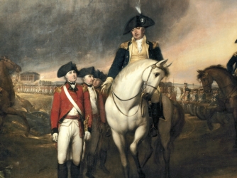 334x250 Siege Of Yorktown - Battle Of Yorktown Painting