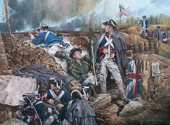 Battle Of Yorktown Painting At PaintingValley.com | Explore Collection ...