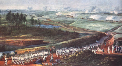 400x216 Colonial Bytes Seige Of Yorktown - Battle Of Yorktown Painting