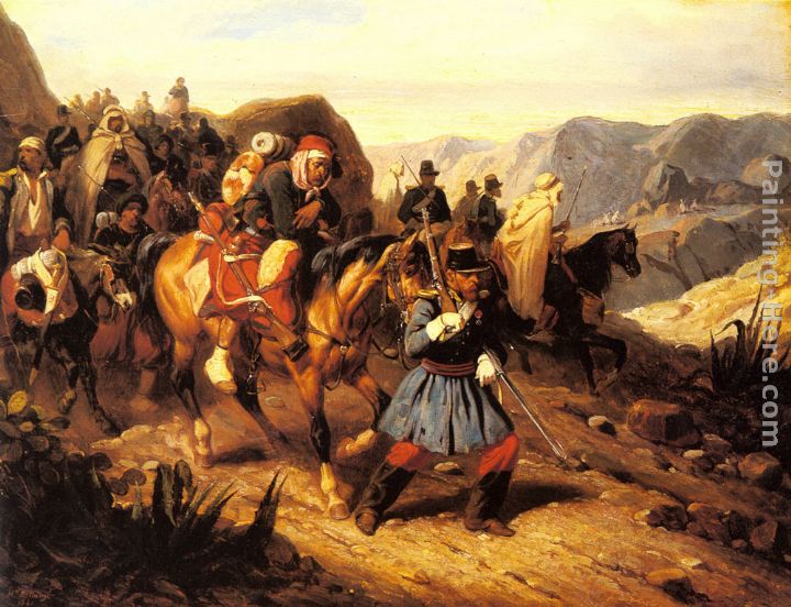 720x552 Hippolyte Bellange Returning From Battle Painting Anysize 50% Off - Battle Painting