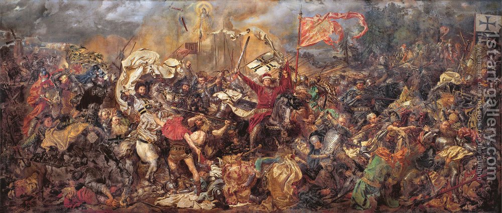 1000x425 Battle Of Grunwald Jan Matejko Reproduction 1st Art Gallery - Battle Painting