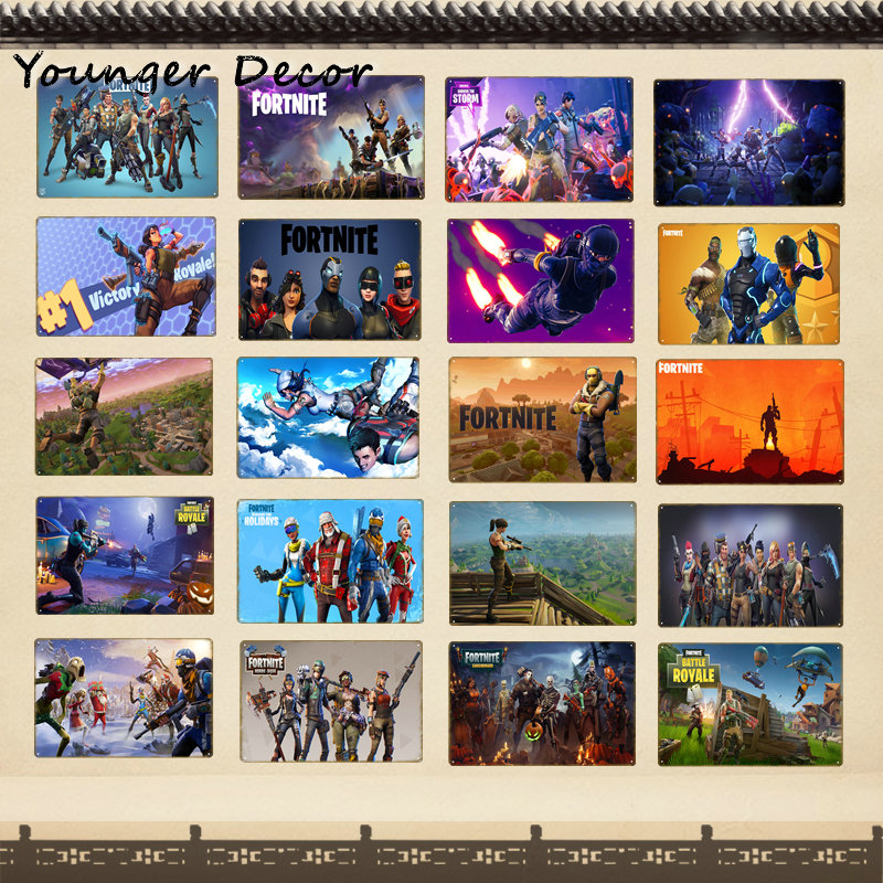 800x800tnite Battle Royale Game Poster Wall Art Painting Kraft - Battle Royale Painting