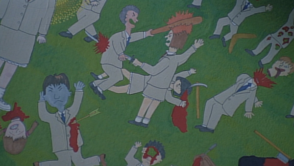 600x340 Battle Royale B Movie Review - Battle Royale Painting