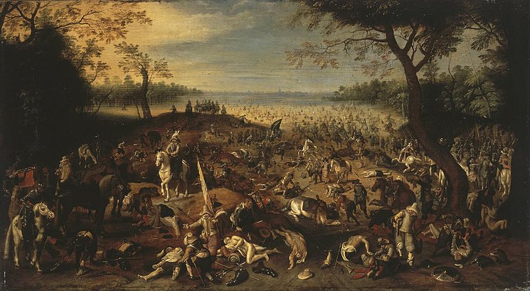 745x409 Battle Scene - Battle Scene Painting