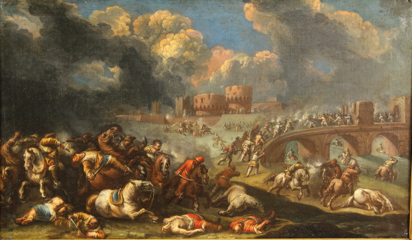 600x350 Battle Scene - Battle Scene Painting