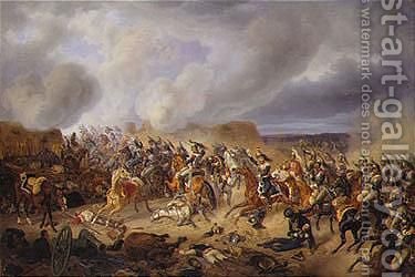 375x250 Napoleonic Battle Scene Adam Albrecht Reproduction 1st Art Gallery - Battle Scene Painting