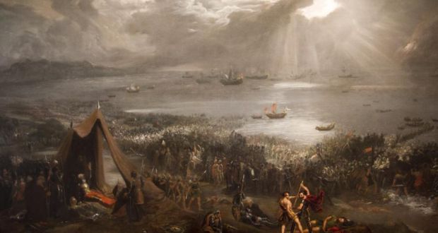 620x330 Battle Of Clontarf' History Of Art And Ireland - Battlefield Painting