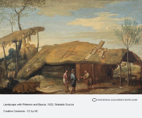 600x498 Landscape With Philemon And Baucis National Galleries Of Scotland - Baucis And Philemon Painting