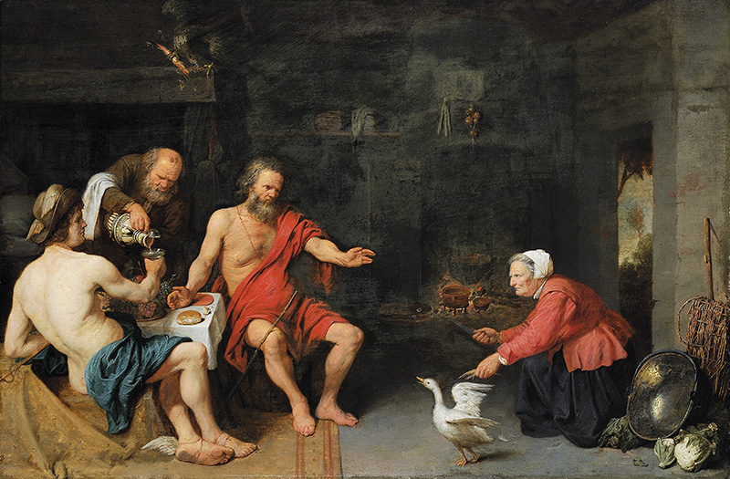 800x525 Latin Baucis And Philemon - Baucis And Philemon Painting