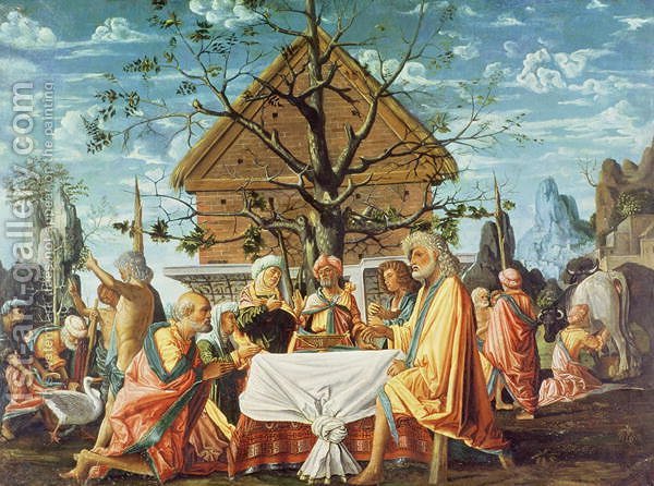 600x446 Philemon And Baucis, C.1500 (Bartolomeo Suardi) Bramantino - Baucis And Philemon Painting