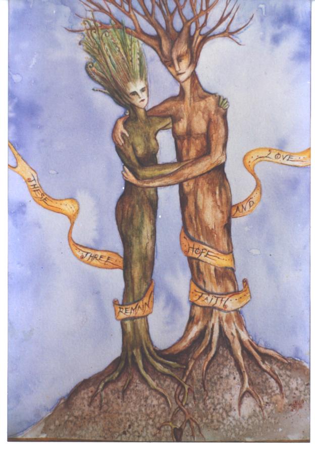 624x896 Philemon And Baucis By Narcoleptica - Baucis And Philemon Painting