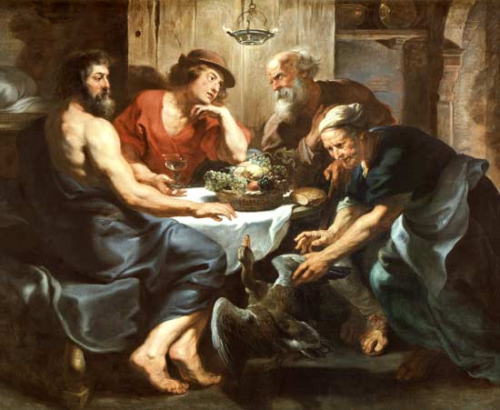 550x451 Cscp - Baucis And Philemon Painting