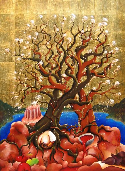 440x600 Xphilemonandbaucis - Baucis And Philemon Painting