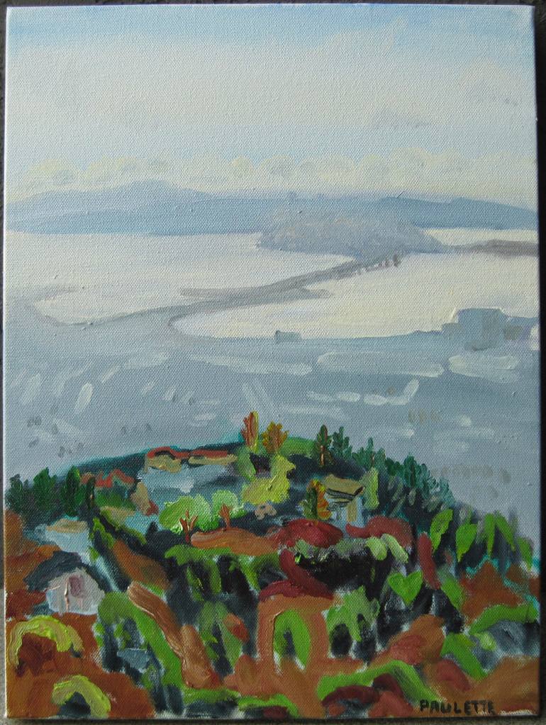 770x1023 Saatchi Art Oakland Bay Bridge Painting By Paulette Nichols - Bay Bridge Painting