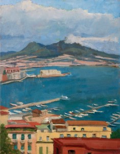 235x300 Kelly Medford Painting Views In Naples - Bay Of Naples Painting