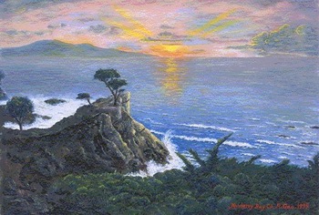 350x236 Monterey Bay Painting - Bay Painting