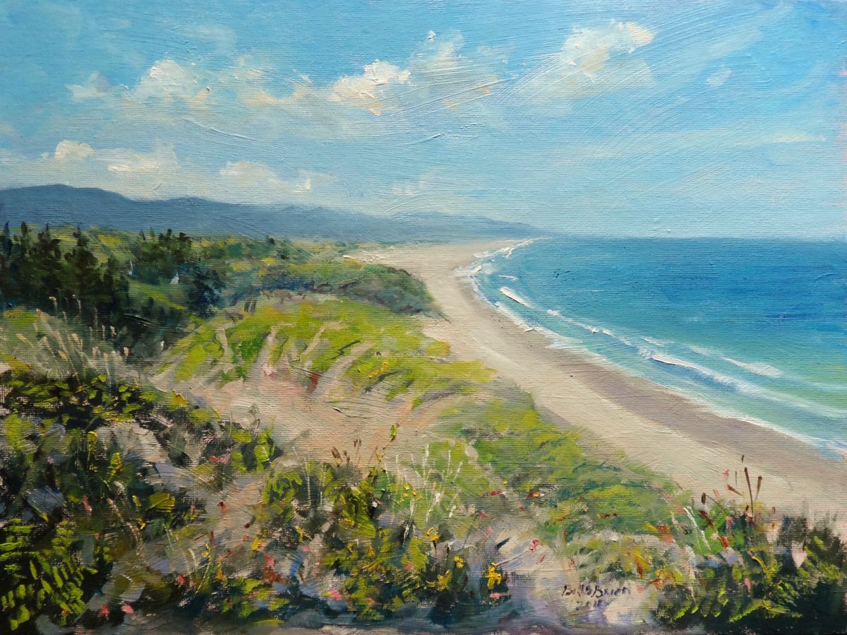 1200x899 Brittas Bay (Bill O'Brien) - Bay Painting