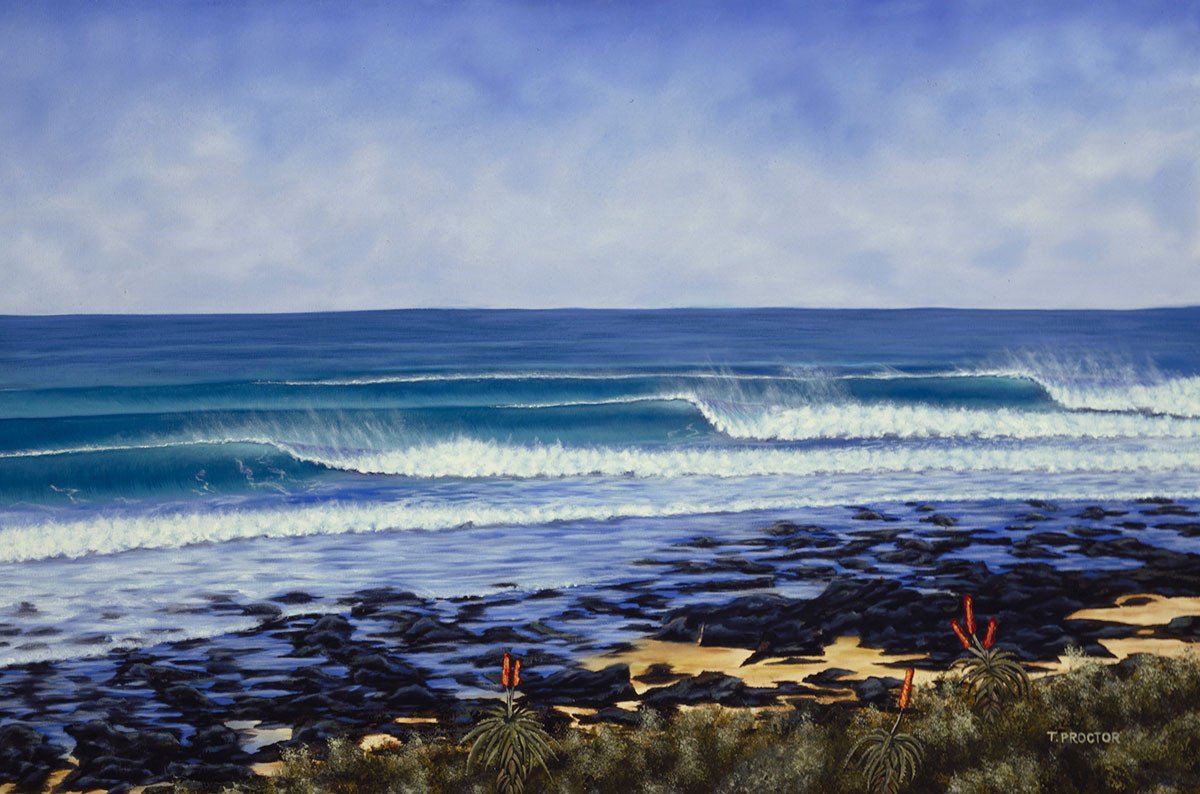 1200x794 Jeffrey's Bay Painting Proctor Surfboard Shop - Bay Painting
