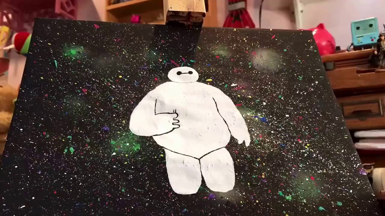 1280x720 Baymax Painting - Baymax Painting