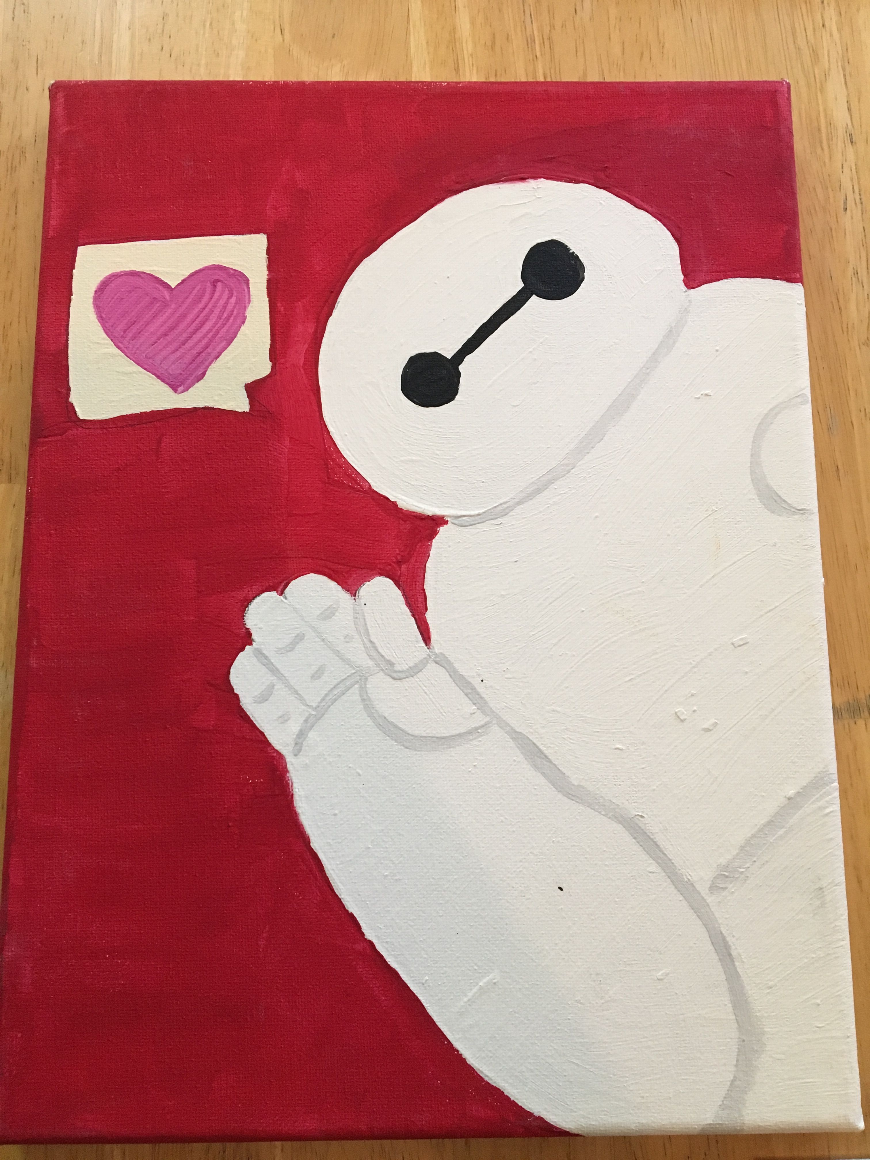 3024x4032 Baymax Painting Using Acrylic Paint. My Paintings - Baymax Painting