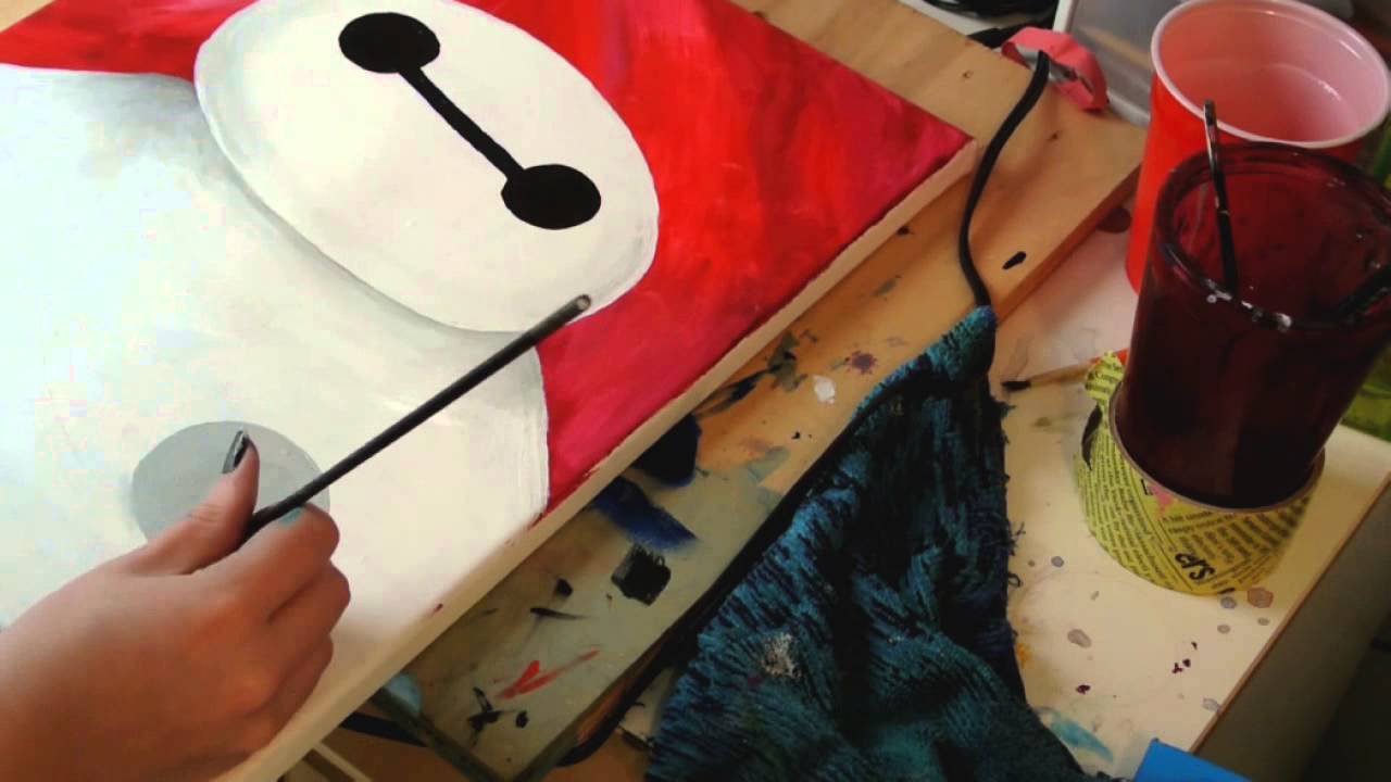 1280x720 Painting Baymax From Big Hero 6! - Baymax Painting
