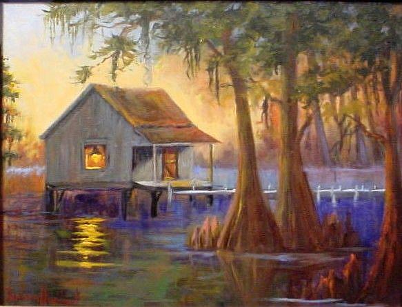 583x445 Canvaspanelholder5 - Bayou Painting