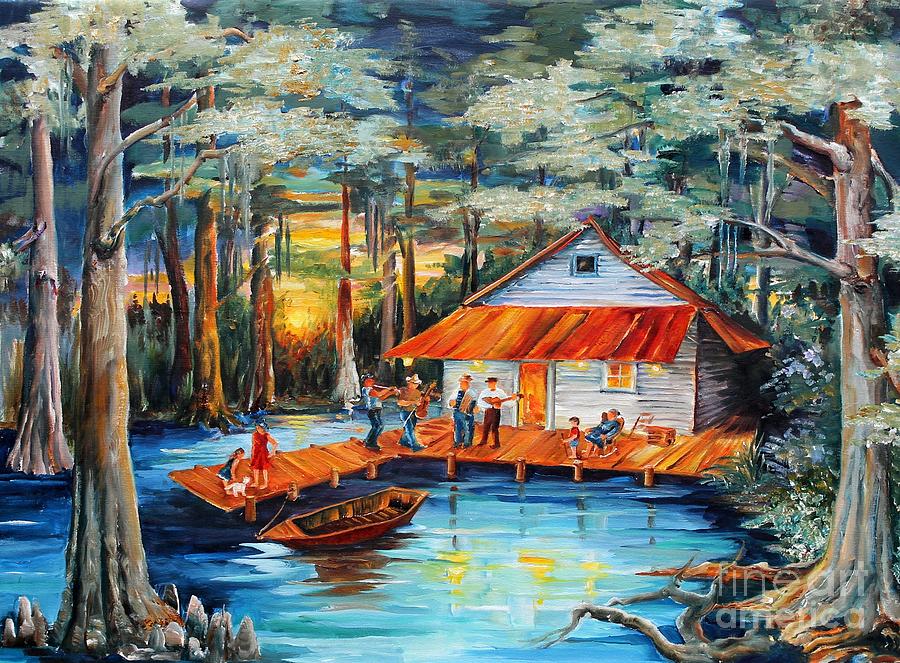 900x663 Louisiana Bayou Paintings Fine Art America - Bayou Painting