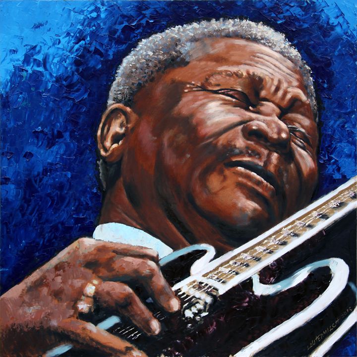 Bb King Painting At PaintingValley.com | Explore Collection Of Bb King ...