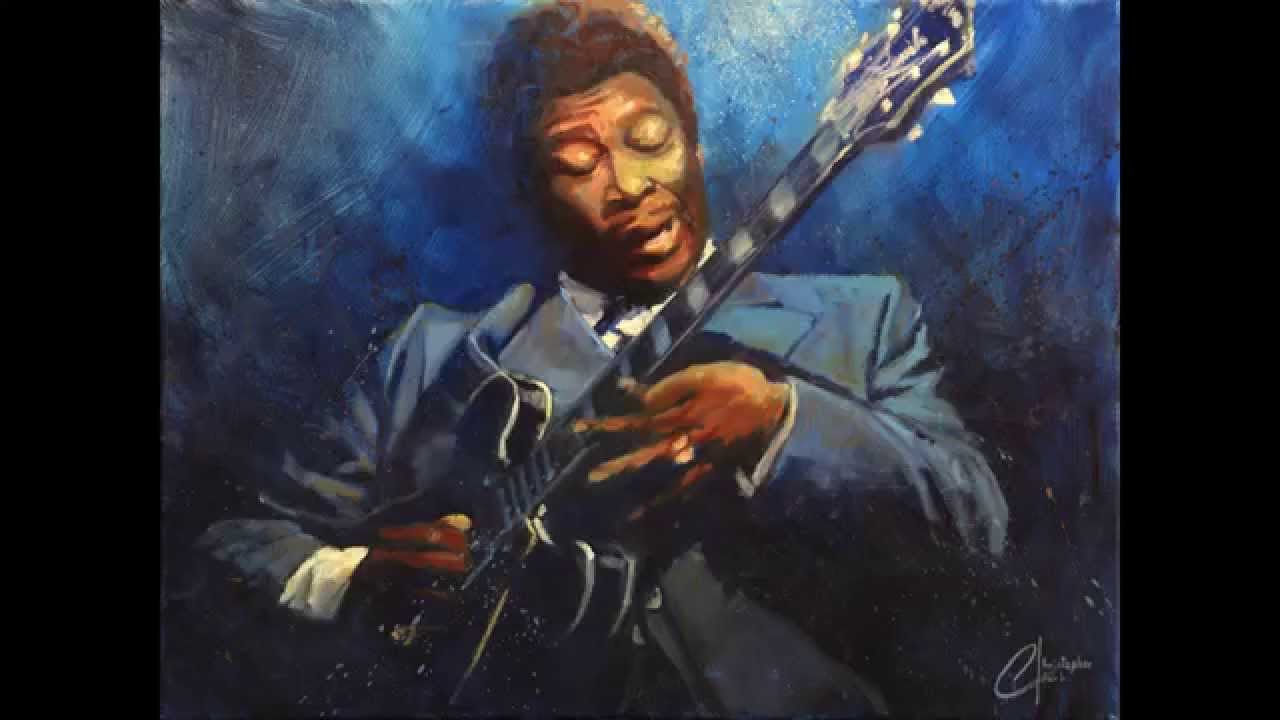 1280x720 Bb King - Bb King Painting