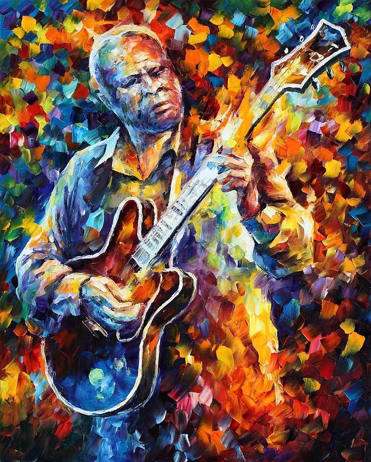 723x900 Bb King - Bb King Painting