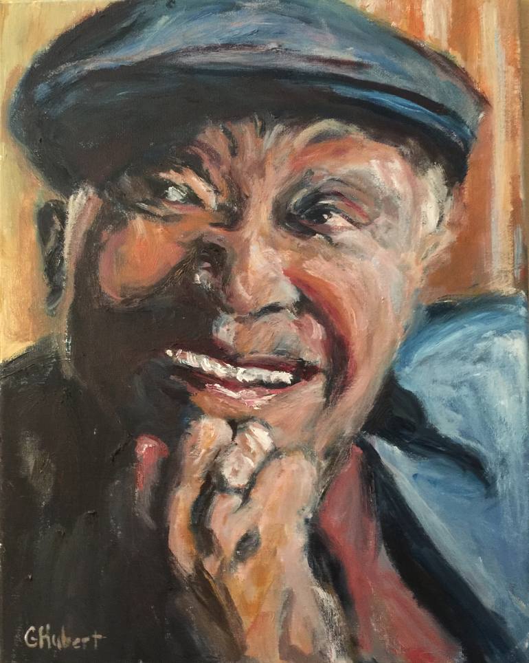 770x964 Saatchi Art B. B. King Painting By Gerald Hubert - Bb King Painting