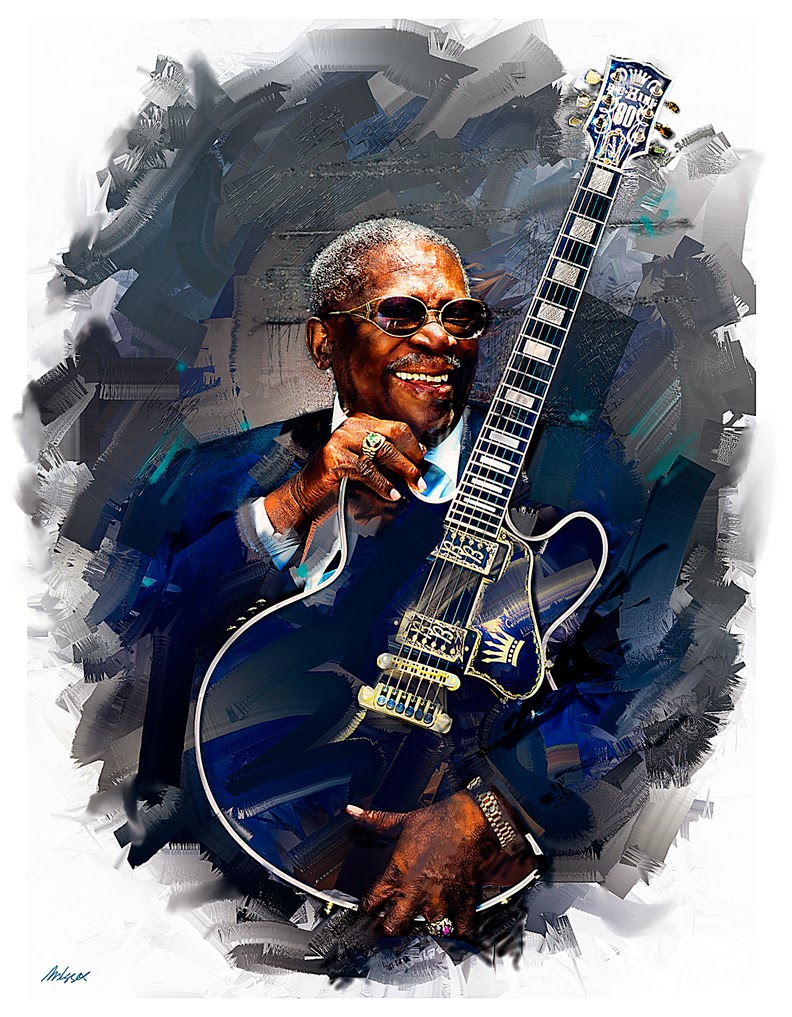 Bb King Painting At PaintingValley.com | Explore Collection Of Bb King ...