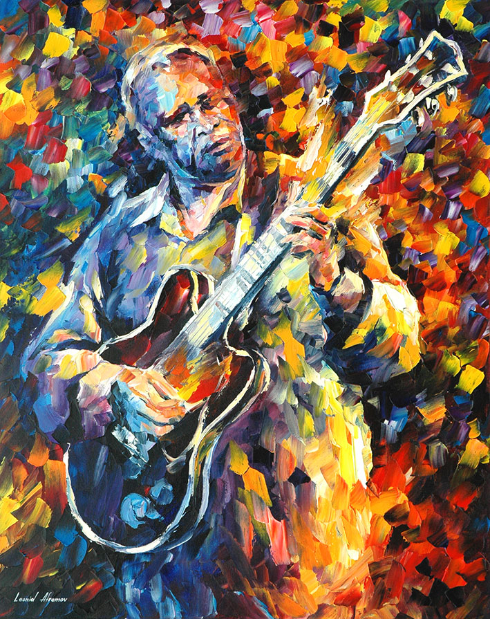709x895 Bb King - Bb King Painting