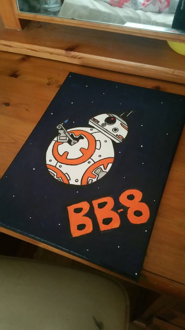 600x1067 Bb8 Painting By Blooguitar - Bb8 Painting