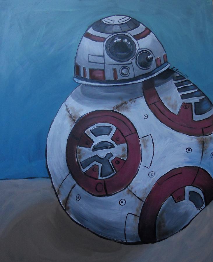 731x900 Bb8 Painting By Lisa Leeman - Bb8 Painting
