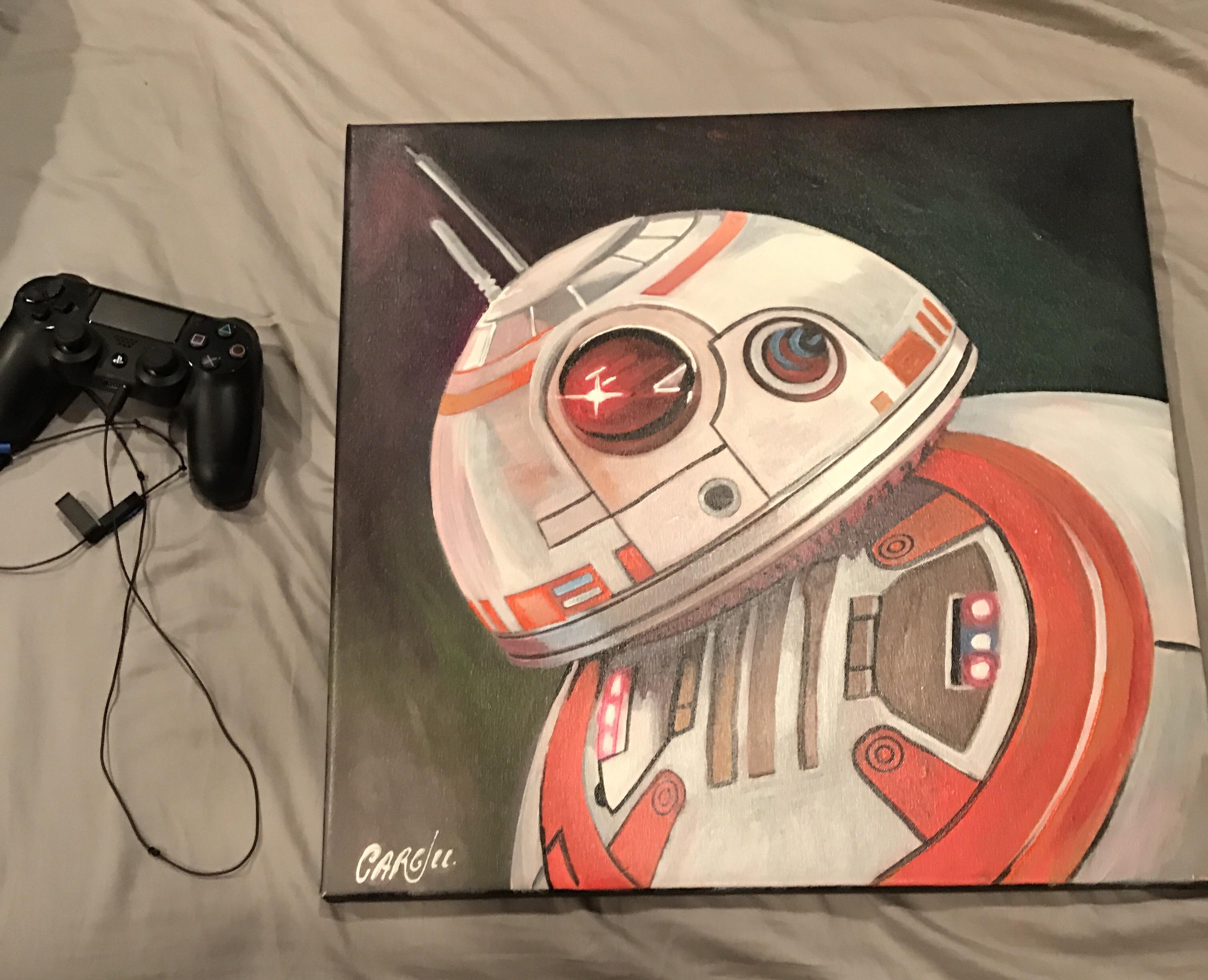 3021x2450 Bb8 Painting I Just Got. Any Chance Of Bb8 In Bf2 - Bb8 Painting