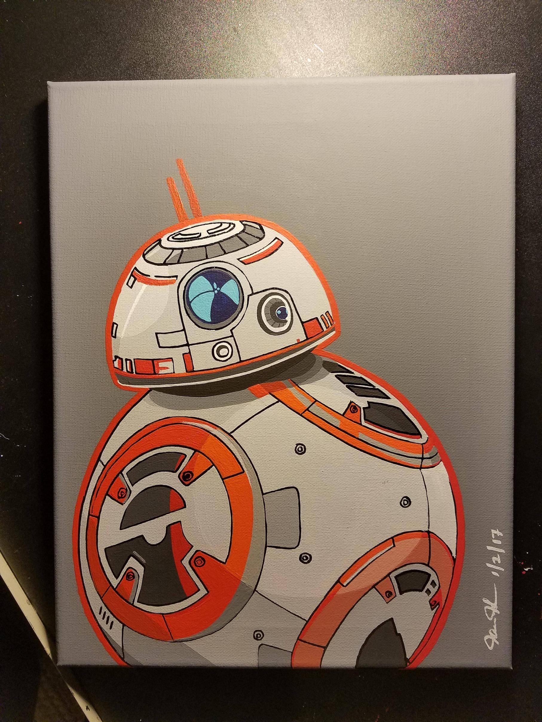 Bb8 Painting at PaintingValley.com | Explore collection of Bb8 Painting