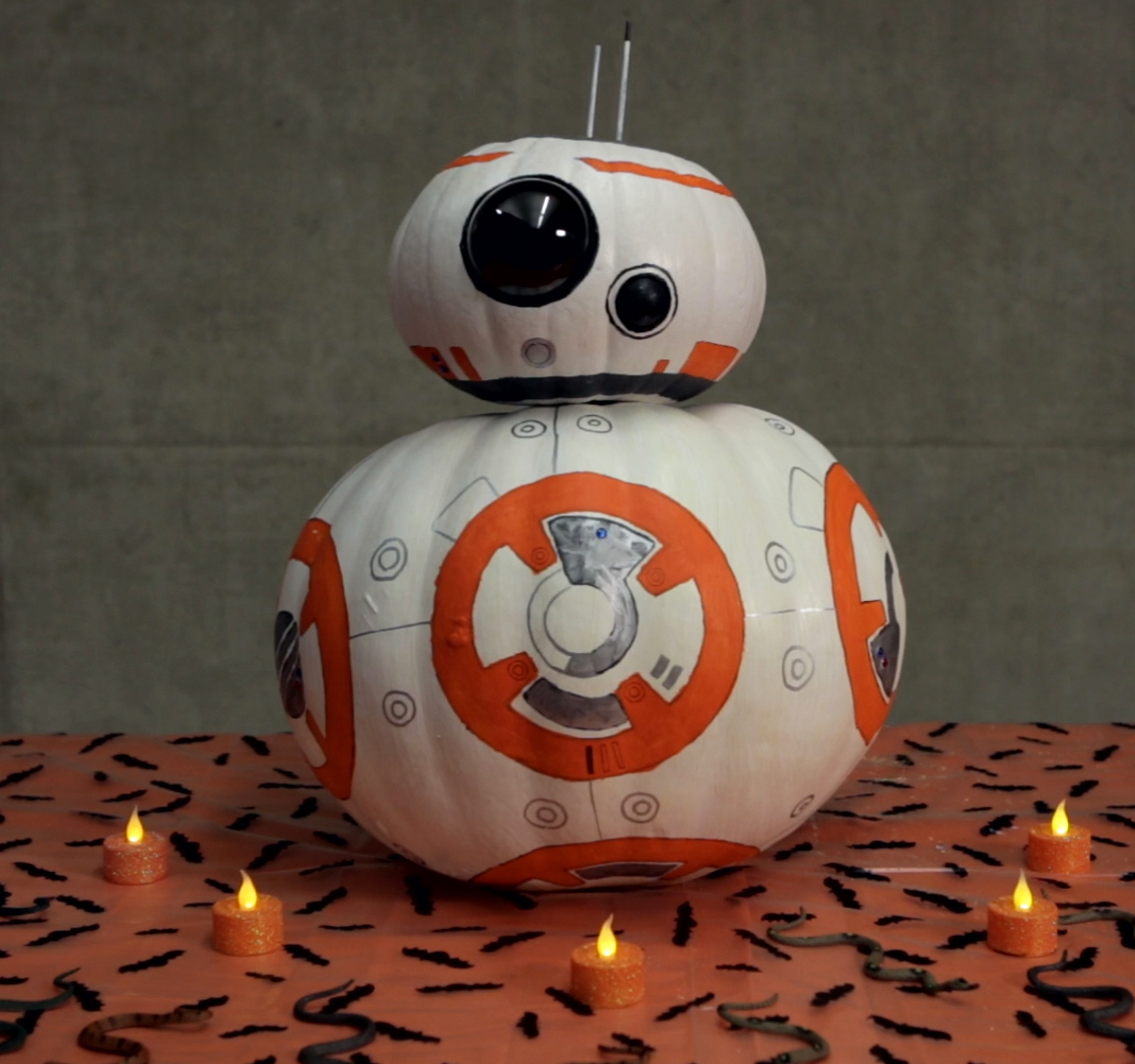 1152x1080 Bb 8 Pumpkin Disney Family - Bb8 Painting