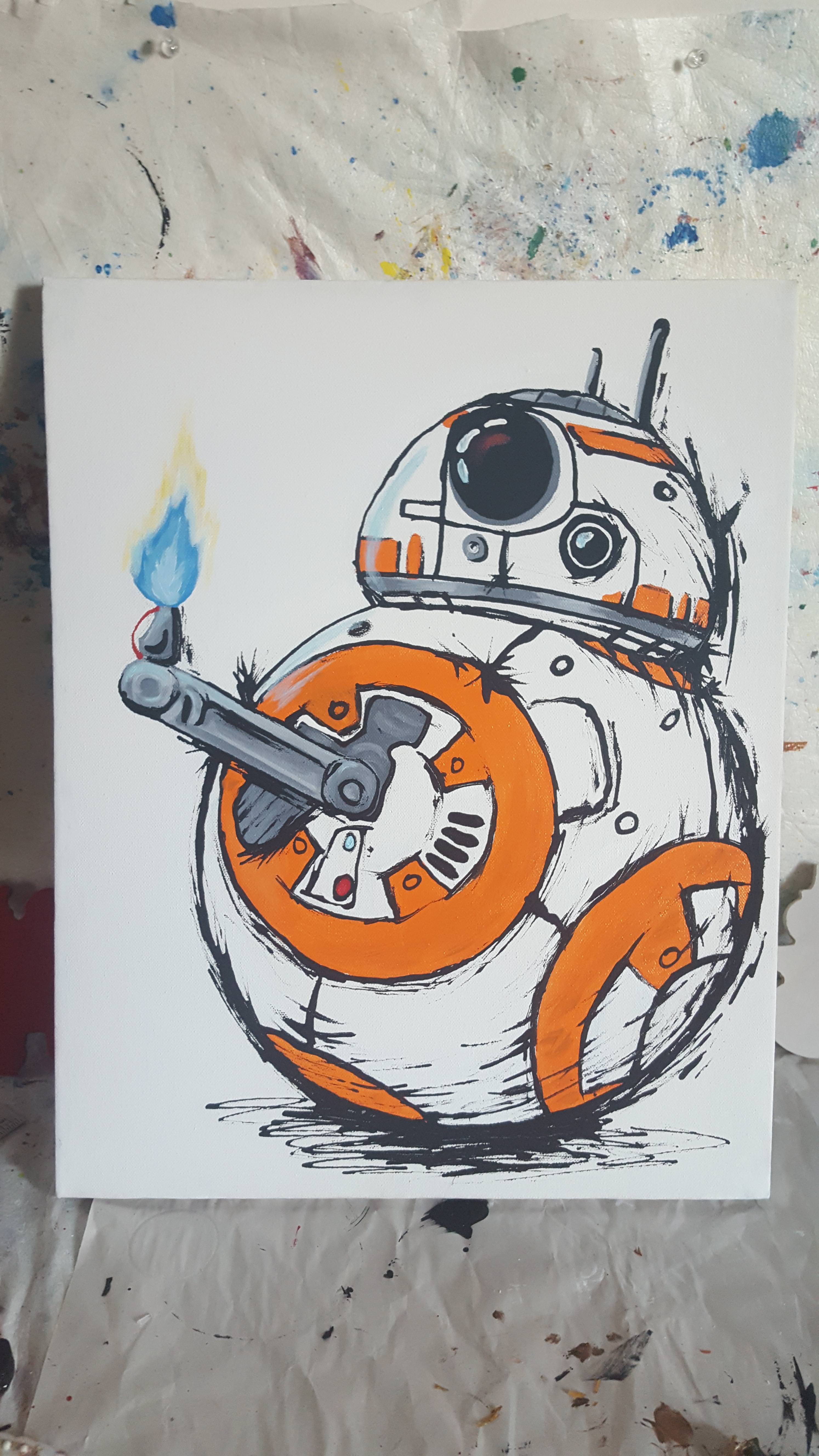 2988x5312 Bb 8 Painting - Bb8 Painting
