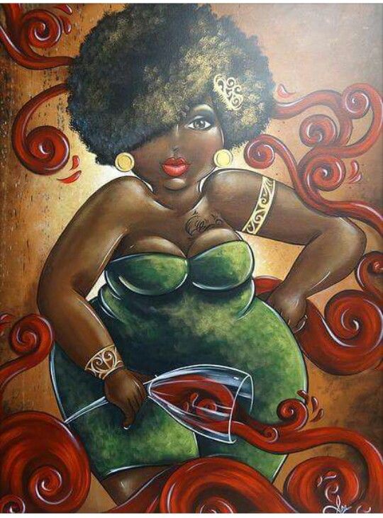 540x731 Pin By Millissa Mzmissy Hill On Bbw Art Black Women - Bbw Painting
