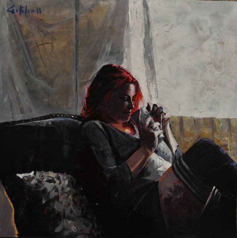 770x776 Saatchi Art Bbw ( Ruby Roxx ) Painting By Marco Ortolan - Bbw Painting