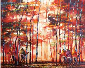 330x263 Southwest Art Art Of New Mexico 2016 - Bc Nowlin Painting