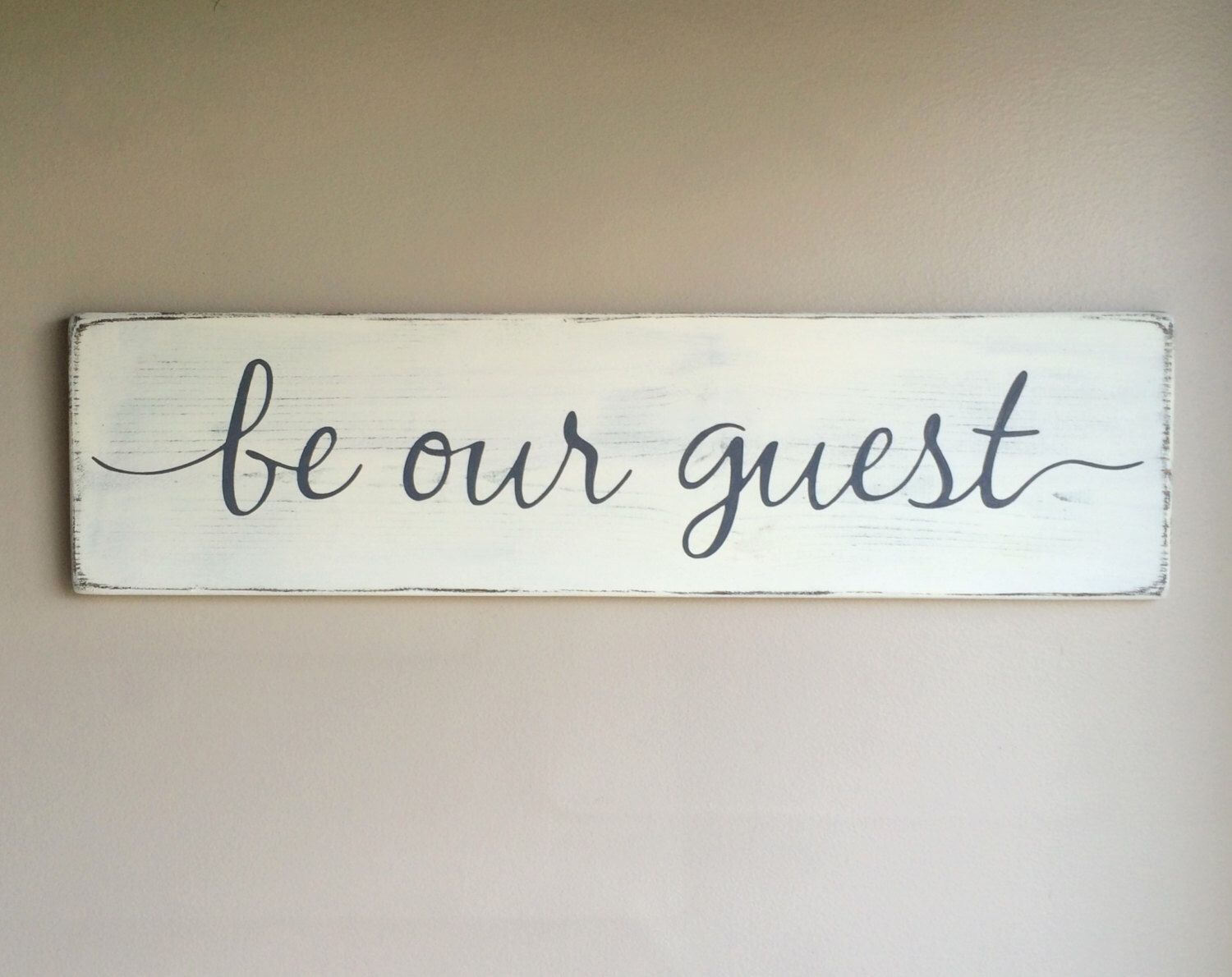 1500x1190 Be Our Guest Rustic Wood Sign Guest Room Sign Rustic Wall - Be Our Guest Painting