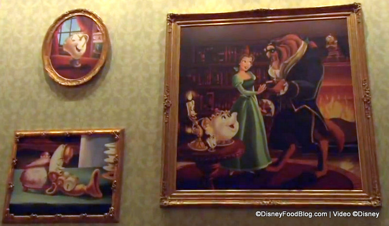 800x465 Video Tour And Photos Be Our Guest Restaurant West Wing, Rose - Be Our Guest Painting