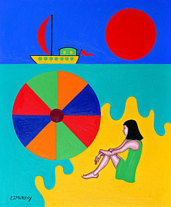 249x300 Beach Ball Paintings Fine Art America - Beach Ball Painting