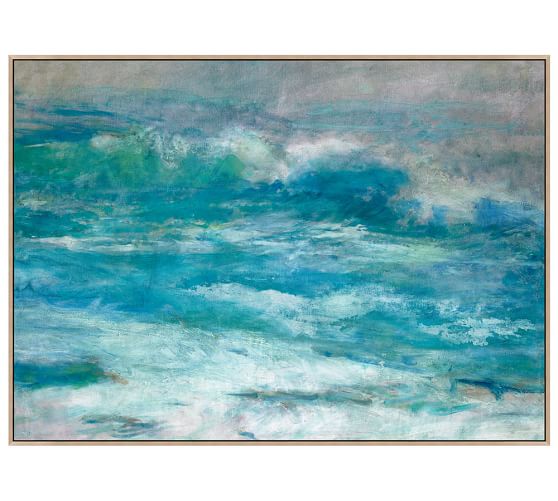 558x501 Morning - Beach Canvas Painting