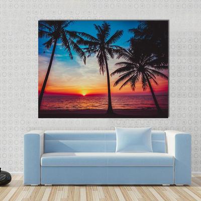 Beach Canvas Painting at PaintingValley.com | Explore collection of ...