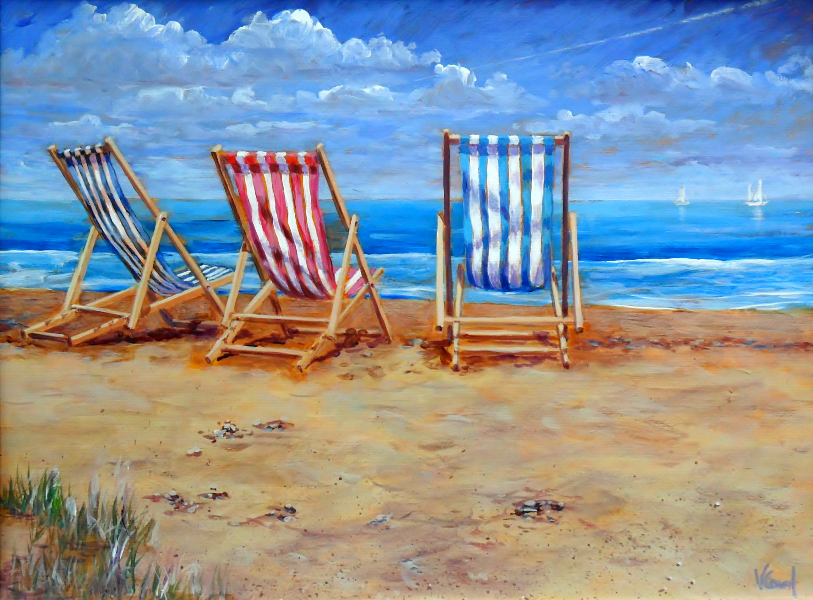 How To Paint A Chair On The Beach